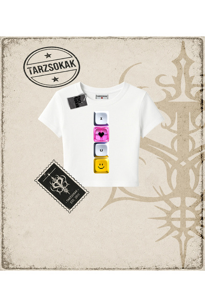 Tarzsokak Gothic & Grunge ULIČNA ODEĆA KEYCAP 6 Baby Tee