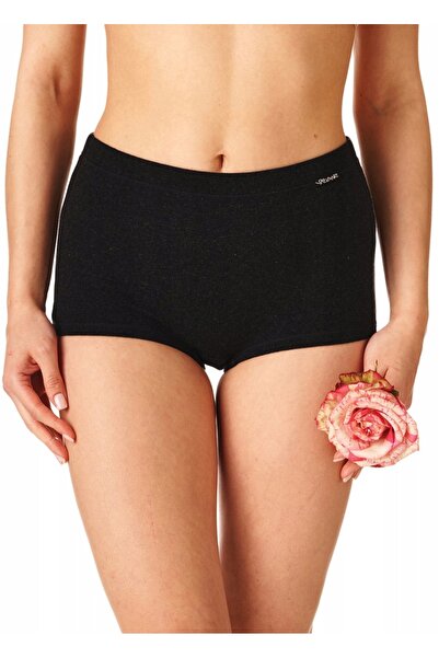 Generic Brand Boxeri dama Hot Touch, Bumbac/Elastan, Negru, XL