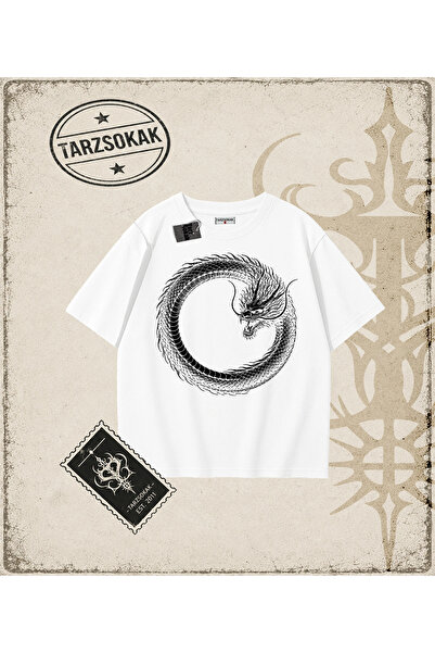 Tarzsokak Dragon Oversize Unisex Majica