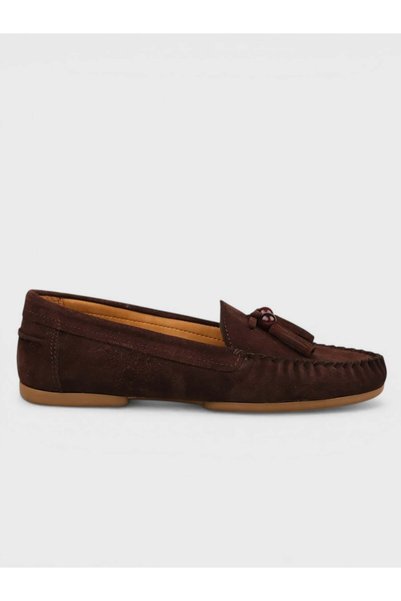 Sadık Yılmaz Women's summer loafer - 229 1213 - brown suede