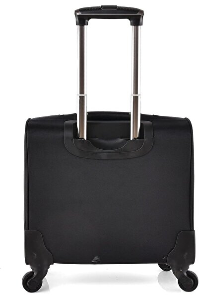 Track Soft-Sided Luggage with 4-360 Spinner Wheels, 16 Inch, Black (3013-16)
