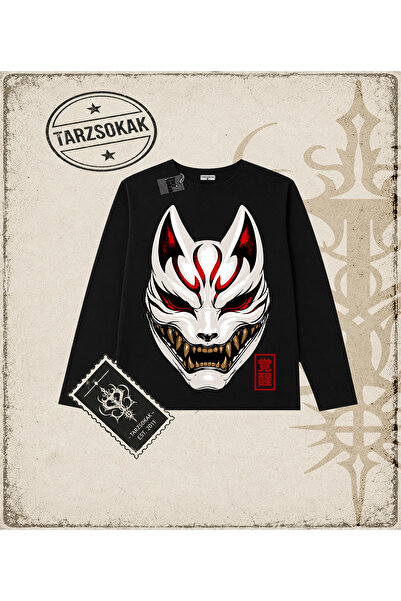Tarzsokak KITSUNE Oversize unisex majica dugih rukava