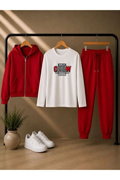 armicem Armikids Unisex Kids 3-Piece Combination Set: Hooded Jacket, T-Shirt ...