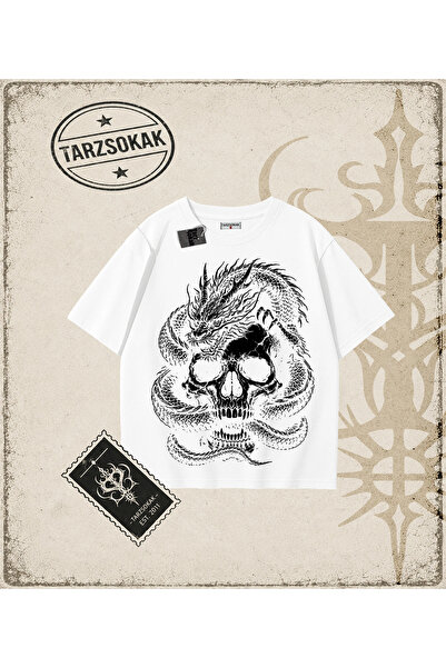 Tarzsokak Dragon Oversize Unisex Majica