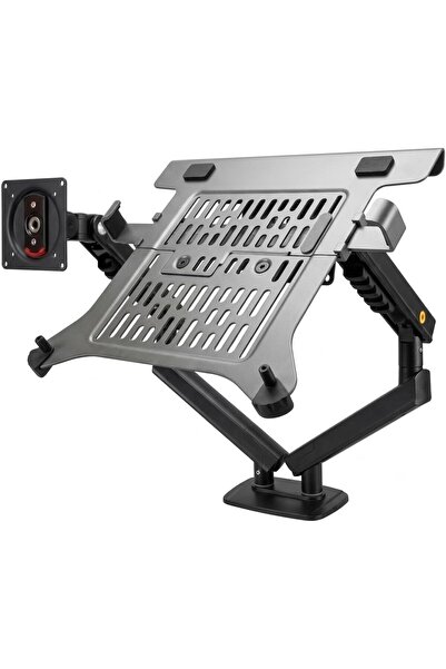 veraX.MODA.Trent Nb F160L 17"-27" Monitor Holder with Shock Absorber and 10"-...