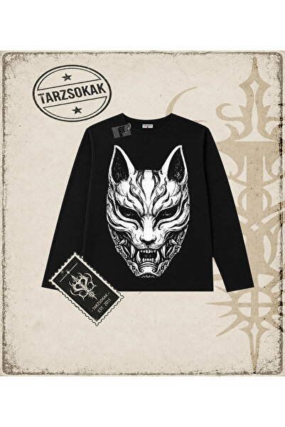 Tarzsokak KITSUNE Oversize unisex majica dugih rukava