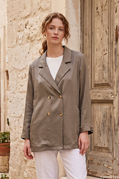 Ceremony Double-Breasted Sapphire Jacket 853 Küf
