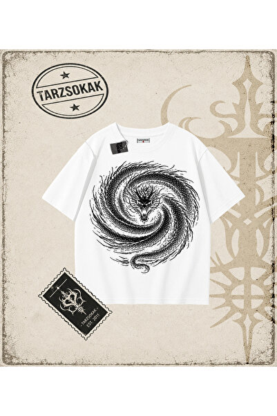 Tarzsokak Dragon Oversize Unisex Majica