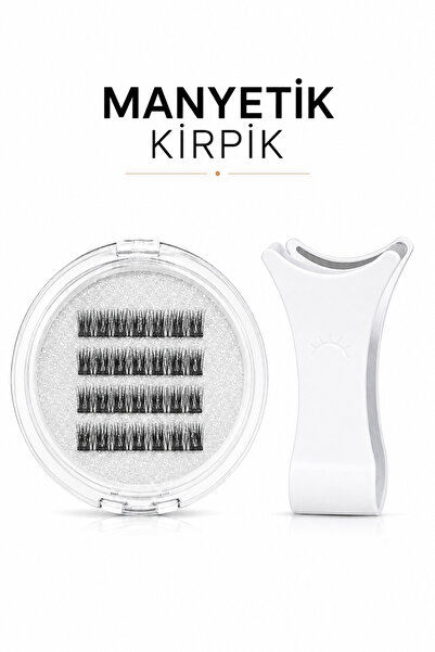 Mas'dala EGAR Manyetik Mıknatıslı Kirpik Seti Yapıştırıcısız Doğal Görünümlü ...