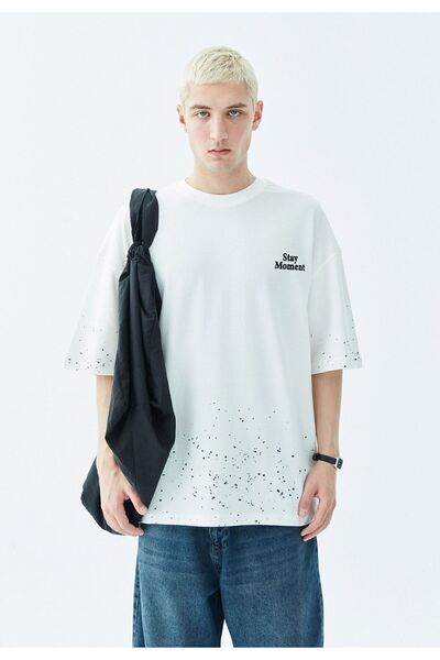 S13 Store Μπλουζάκι Oversize με στάμπα Stay Moment
