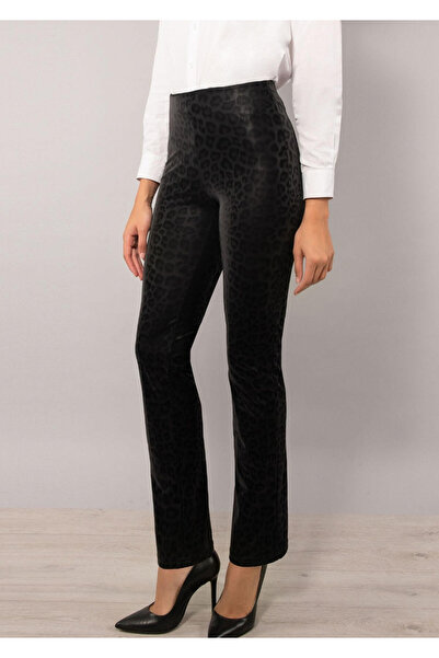 Sielei Colanti Dama, SIELEI, LG15, Tip Pantalon Elegant, Imprimeu Animal Prin...