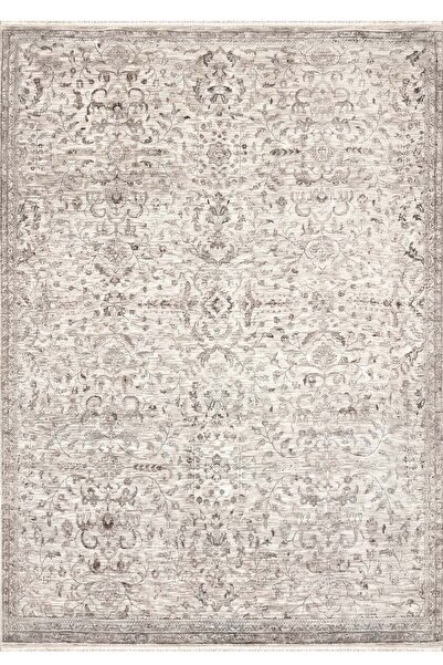 Bahariye Halı Atlas AT04 Krem Dayanıklı Polyester Halı