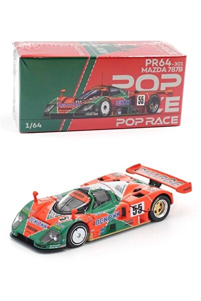 pop race 1 Pop Race Mazda 787B No.55 1991 Le Mans Winner Diecast PR64-301 1/6...