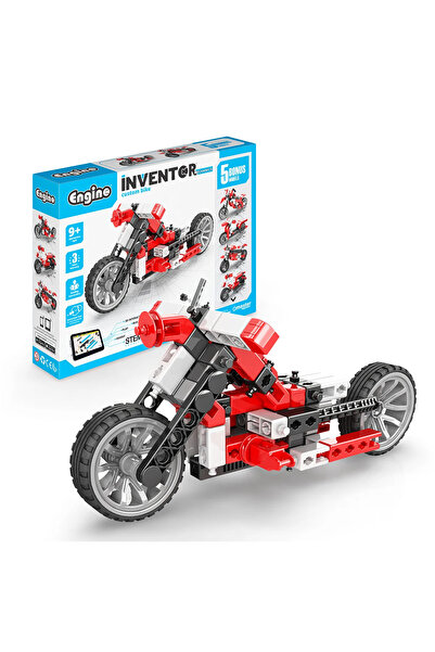 Engino Inventor Mechanics Motociclete Personalizate cu 5 modele bonus – Cutie...