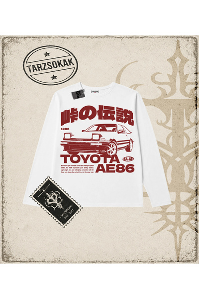 Tarzsokak AE8 Oversize unisex majica dugih rukava