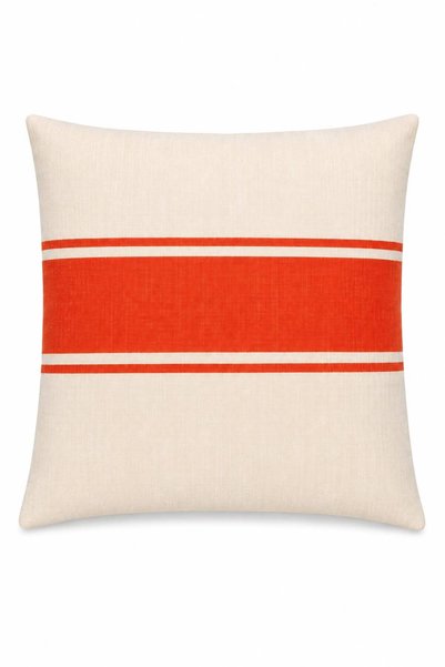 Ucarehome Orange Bone Color 5-Piece Throw Pillow Cover Set Twill Fabric Hidden Zipper (43X43 cm)