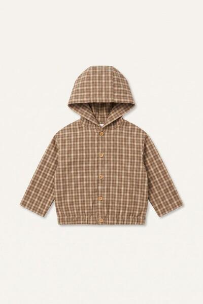 DeFacto 100% Cotton Long Sleeve Flannel Checkered Shirt Baby Boy (26 Au)