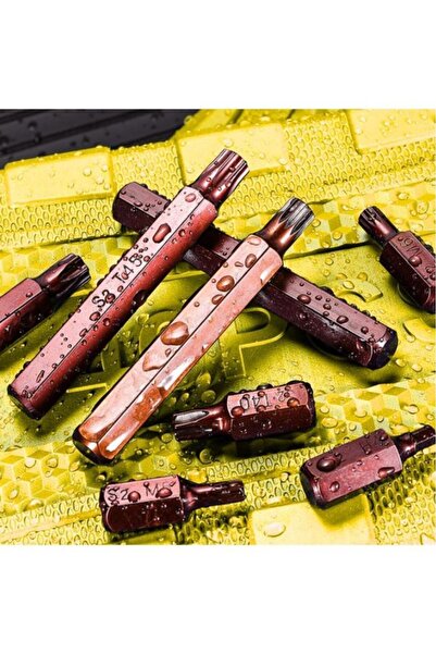 DepoMega 40 Parça Otomotiv Bits Uç Seti Lokma Adaptörlü Torx Alyan Spline Uç