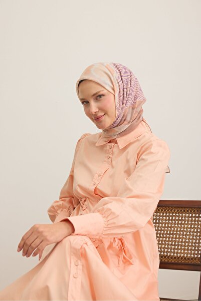 Silk Home Soft Scarf Urban Patch Mocha Mousse