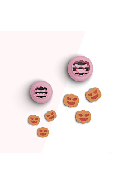 flament aşk Pumpkin Mini Polymer Clay Cutting Mold,Jewelry Molds, Candy Molds...