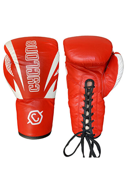 CYCLONE Legion Genuine Leather Lace-Up Boxing and Kickboxing Gloves