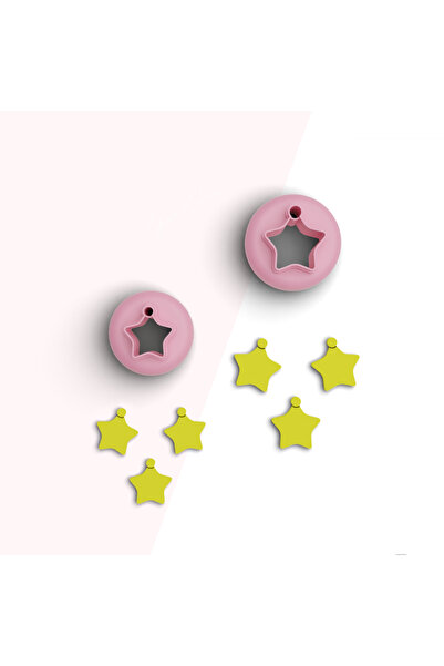flament aşk Star Mini Polymer Clay Cutting Mold,Jewelry Molds, Candy Molds,Ce...