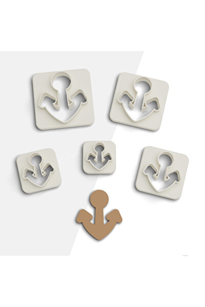 flament aşk Anchor Polymer Clay Cutting Mold,Jewelry Molds,Cookie Mold,5 Size...