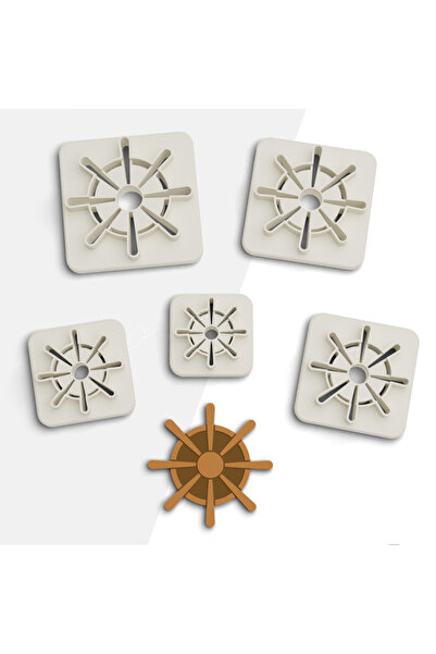 flament aşk Rudder Polymer Clay Cutting Mold,Jewelry Molds,Cookie Mold,5 Size...