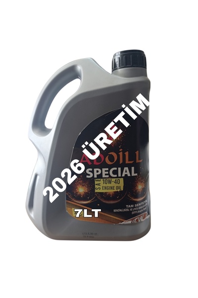 Adoil Adoill 10W-40 Motor Yağı 7 Lt 2026 ÜRETİM