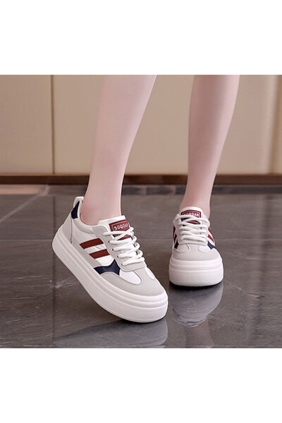 dorbe Women's Court Platform Lace-Up Sneakers