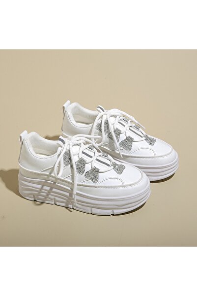 dorbe Women's Glitter Platform Sneakers