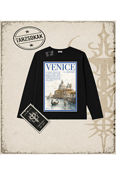 Tarzsokak VENICE Oversize unisex majica dugih rukava