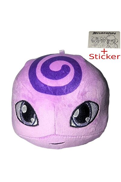 Miraculous Jucarie de Plus, Buburuza Miraculoasa, Nooroo 10cm cu Sticker