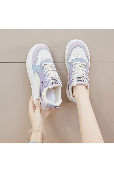 dorbe Women's Two-Tone Chunky Lace-Up Sneakers