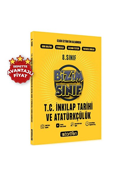 8. SINIF BİZİM SINIF T.C. İNKILAP TARİHİ VE ATATÜRKÇÜLÜK ETKİNLİKLİ SORU BANKASI