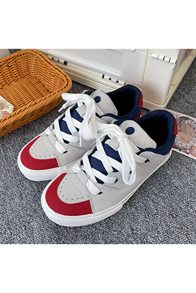 dorbe Women's Blue Colorblock Sneakers