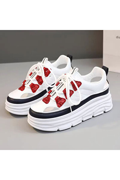 dorbe Women's Glitter Platform Sneakers
