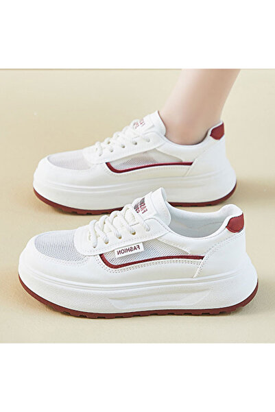 dorbe Women's Red Platform Sneakers