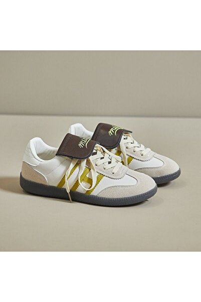 dorbe Women's Metallic Velcro Sneakers