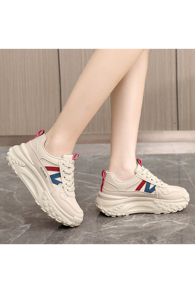 dorbe Women's Khaki Lightweight Sneakers
