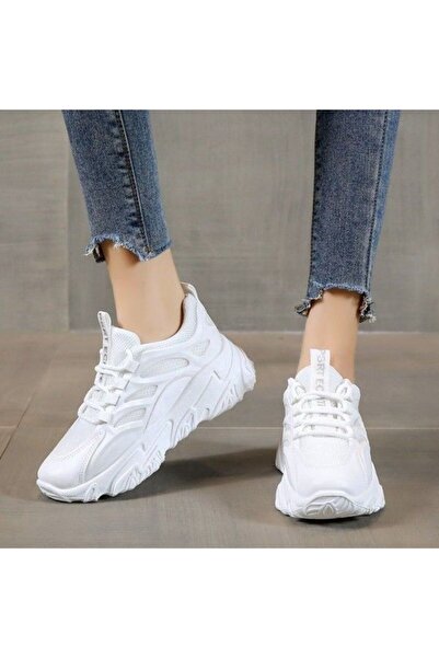 dorbe Women's White Lightweight Sneakers