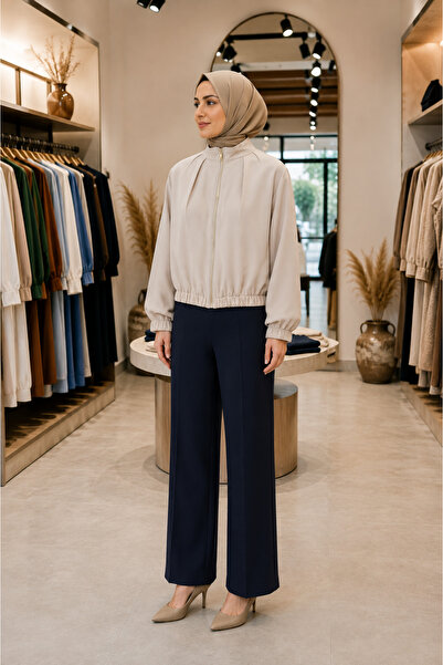 Sevitli Bomber Jacket-Beige
