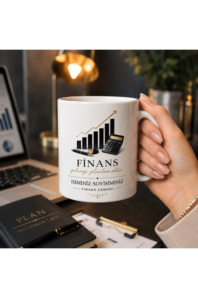 Broşürevim Finans Ve Finanscı Mesleğine Özel İsim Yazılabilen Kişiye Özel Tek...