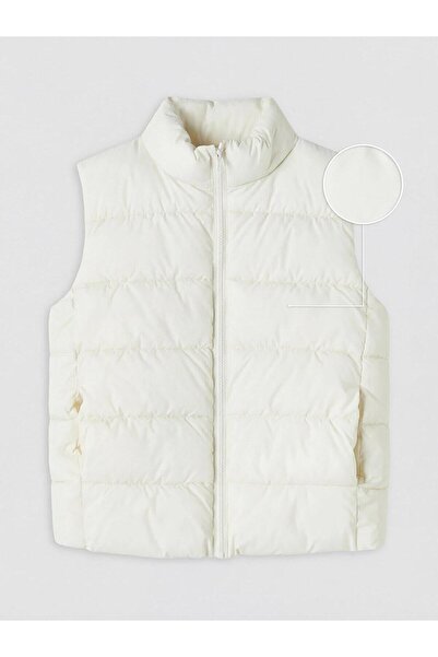 LC Waikiki High Collar Girls' Quilted Puffer Vest (W6)