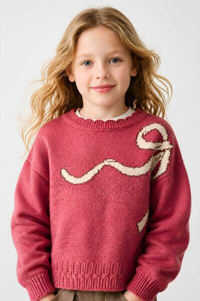 MAYORAL Girl's Pink Sweater