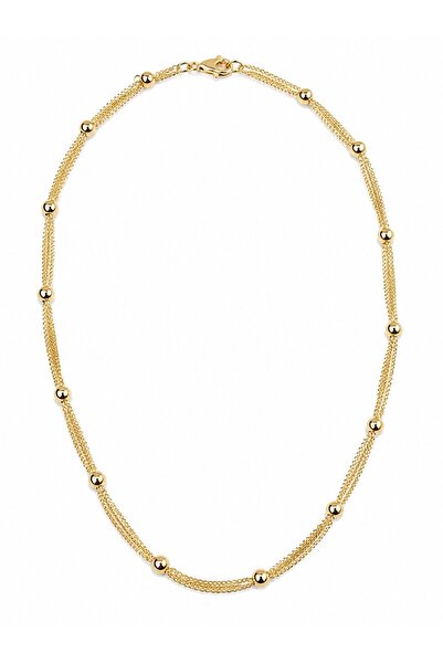 serelya Cm Top Chain Gold Color 50 cm Women's Necklace