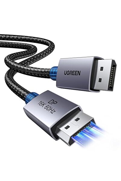 GENERAL كابل منفذ عرض 16K 8K DP 2.1 متوافق مع الشاشة/اللاب توب بطول 1 متر من ...