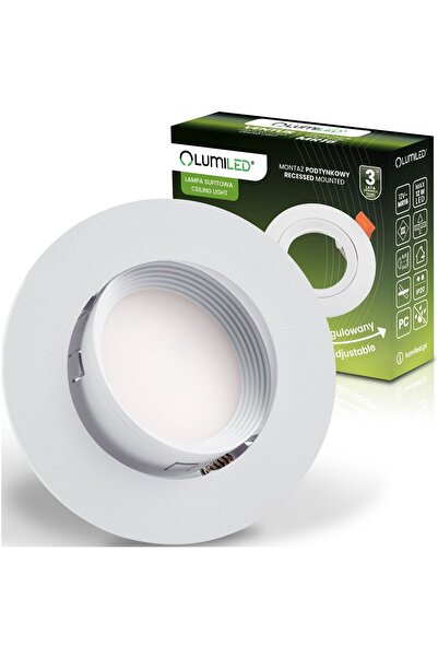 Lumiled Corp de iluminat halogen încastrat, mobil, rotund, alb, GU10 MR16, VE...