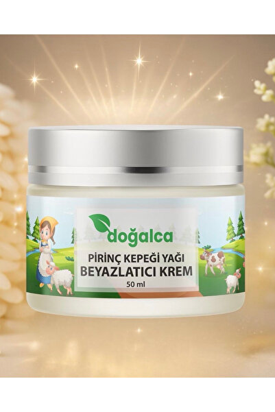 Doğalca PİRİNÇ KEPEĞİ KREMİ BEYAZLATICI YÜZ VE KARARAN BÖLGELER İÇİN