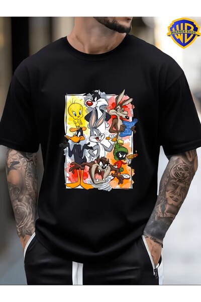 H&GHAMLEGİYİM Tricou imprimat. Top casual cu mâneci scurte pentru vară și pri...